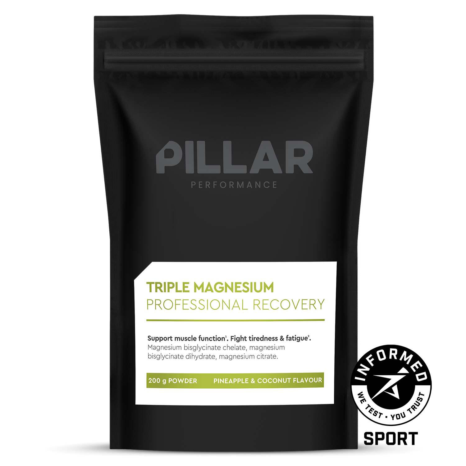 TRIPLE MAGNESIUM PULVER - Ananas-Kokosnuss