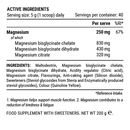 TRIPLE MAGNESIUM PULVER - Ananas-Kokosnuss